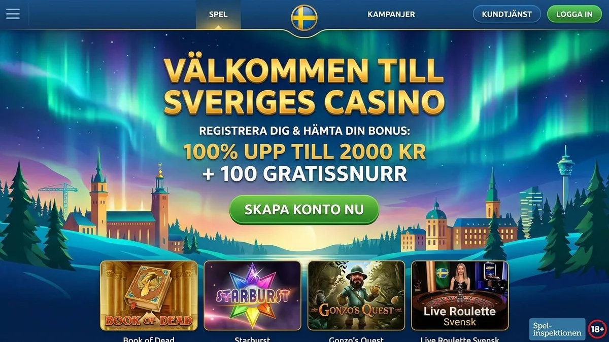 Registrera dig med bonus